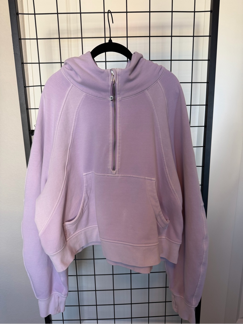 lululemon athletica RARE color: Mineral Dye PurpleCosmos Half-Zip Hoodie